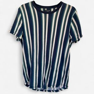 Abercrombie & Fitch men’s Striped Blue Top